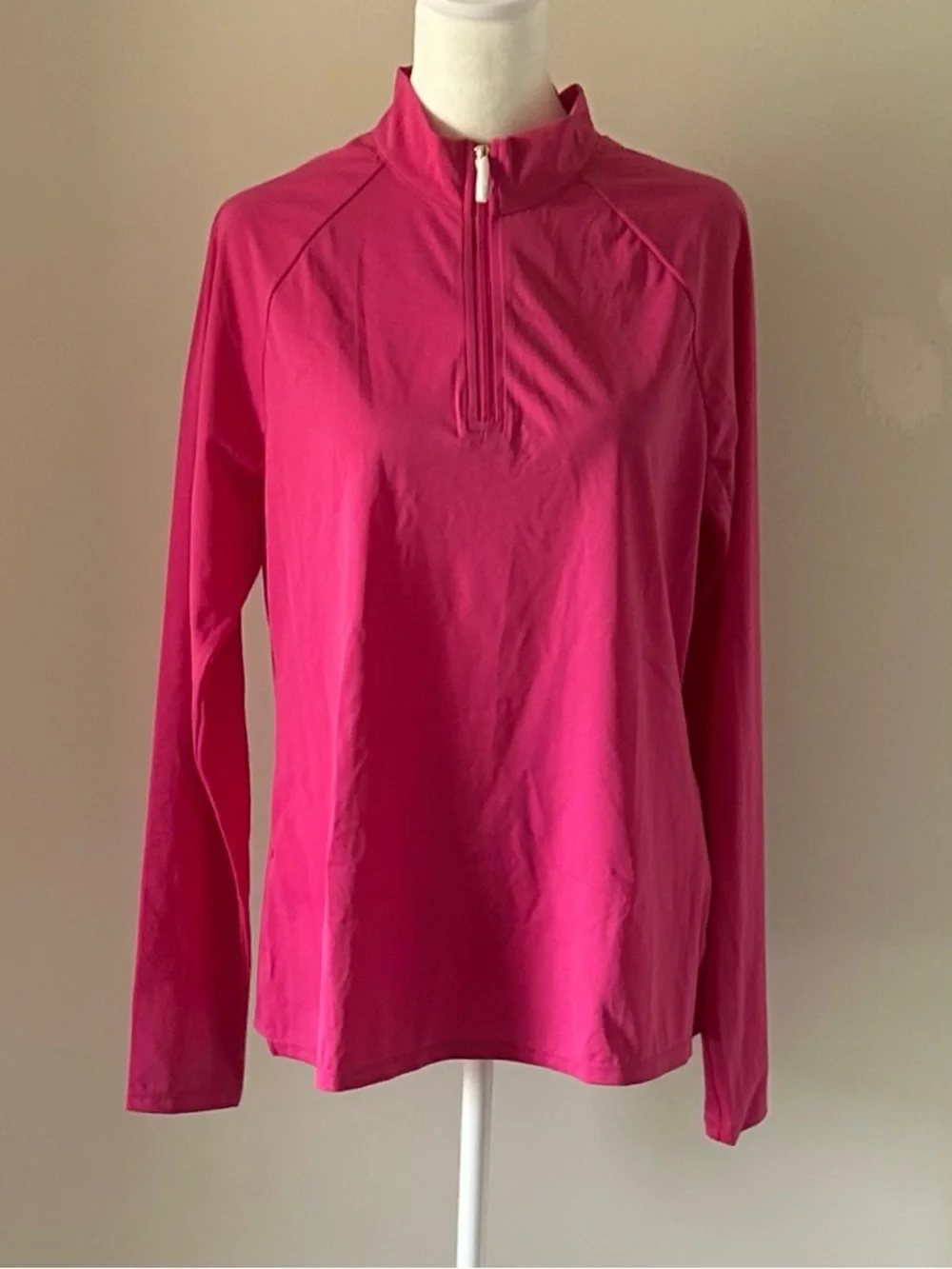 New Susan Graver Soleil Rashguard Pink size 10